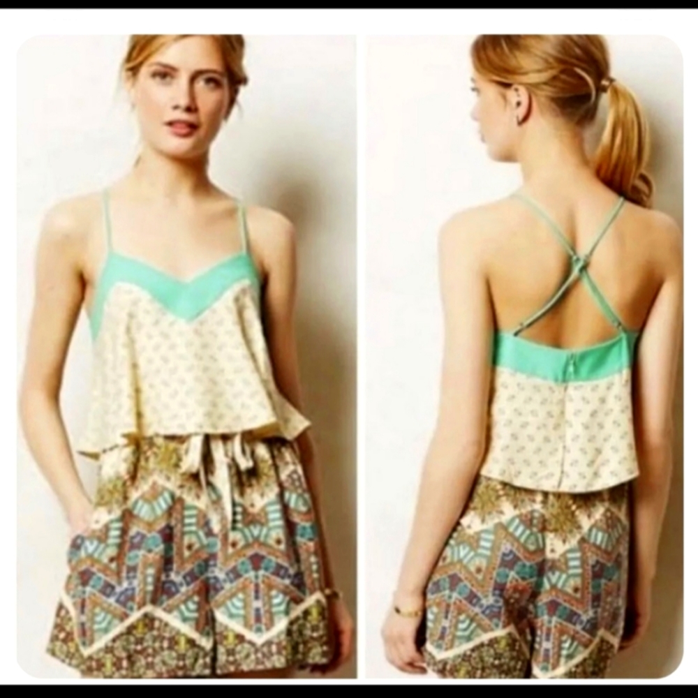 Elevenses (Anthropologie) Festival Romper